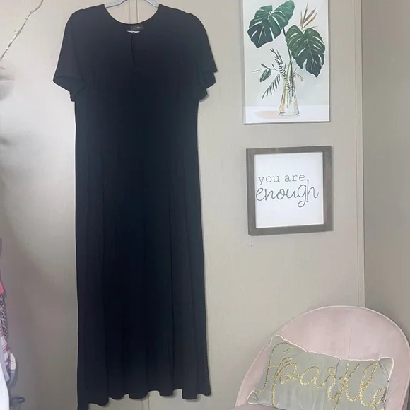 chinese dress ladies J Jill Black Size Small Pull On Maxi Skirt  True Fashionistas